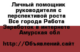 Личный помощник руководителя с перспективой роста - Все города Работа » Заработок в интернете   . Амурская обл.